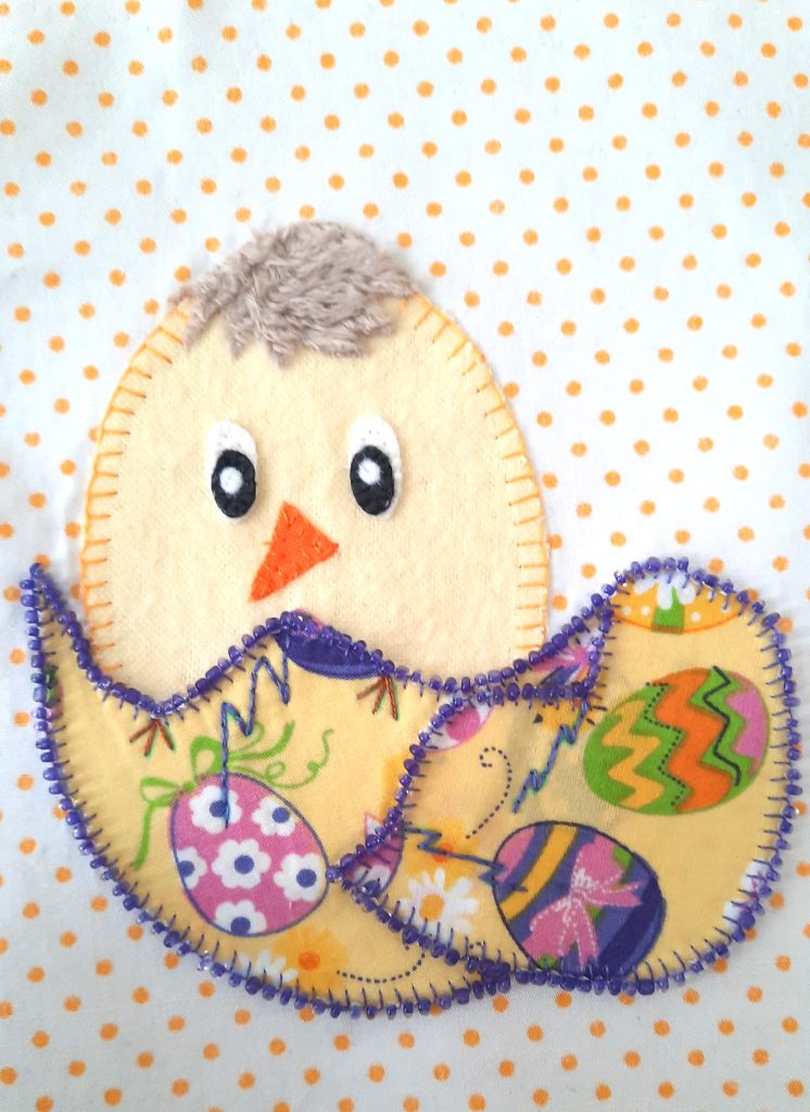 Paas applicatie patroon 5 Chick and Egg - Chiems Quilt, Patchwork ...